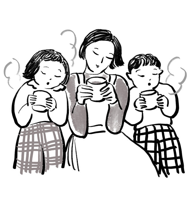 Japanese tea for having fun with the family