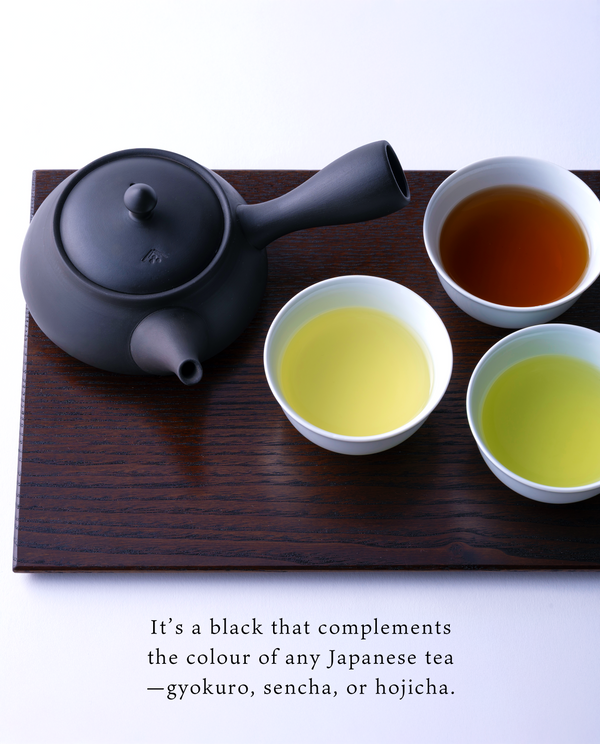 Black Kyusu Teapot (Tokoname-yaki)