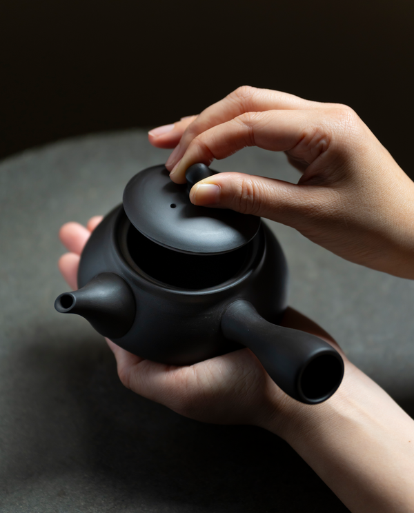 Black Kyusu Teapot (Tokoname-yaki)