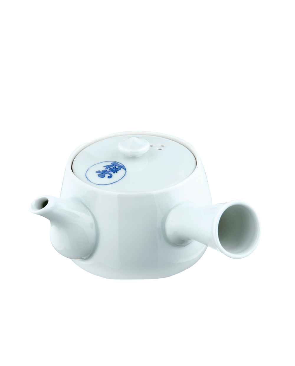 Large White Porcelain Kyusu Teapot (Kiyomizu-yaki) – Ippodo