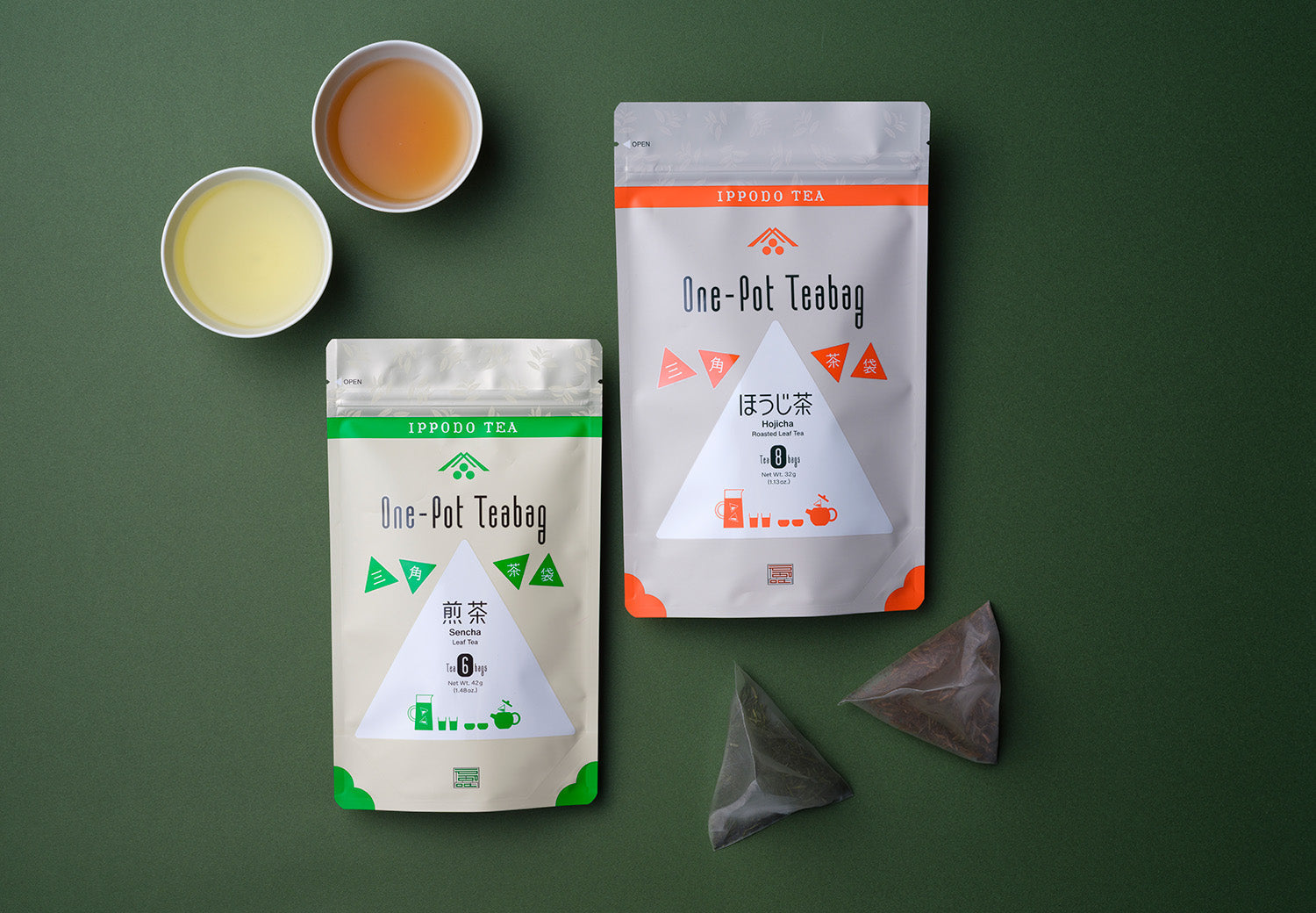 New Releases: One-Pot Teabag Hojicha  and Sencha