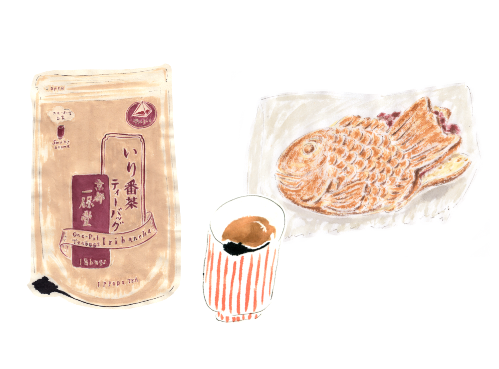 Taiyaki with One-Pot Teabag Iribancha