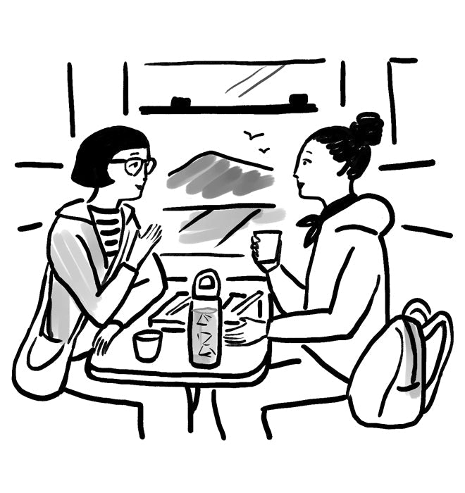 What Japanese tea do you enjoy drinking outside?