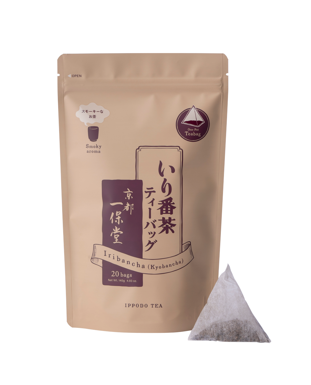 One-Pot Teabag Iribancha (Kyobancha) 20 bags