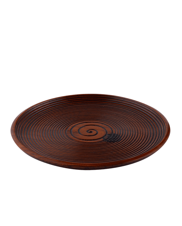 Fuki-urushi lacquerware marubon tray