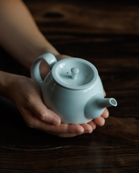 White Porcelain Teapot (Hasami-yaki)